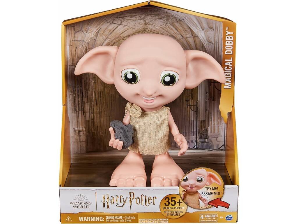 Harry Potter Figura Dobby Mágico Interactivo